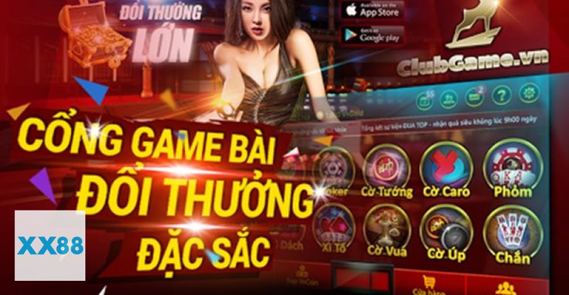 Game Bài xx888 - Sảnh bài trực tuyến với nhiều lựa chọn quen thuộc